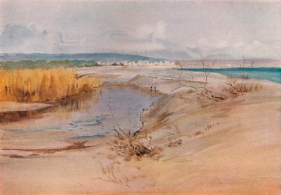 Udsigt over Cagnes, c1899 af Edward Millington Synge