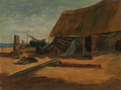 Fiskehytter af Edward Mitchell Bannister