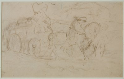 Hest og vogn (#9), ca. 1880