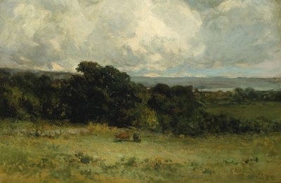 Behagelige græsgange, 1887. af Edward Mitchell Bannister