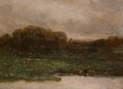 Sommerskumring af Edward Mitchell Bannister