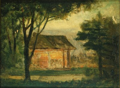 Den gamle gård af Edward Mitchell Bannister