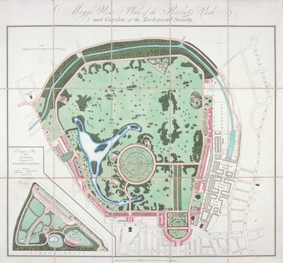 Plan over de zoologiske haver, Regent