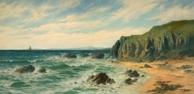 Kystscene, 1887. af Edward Moore