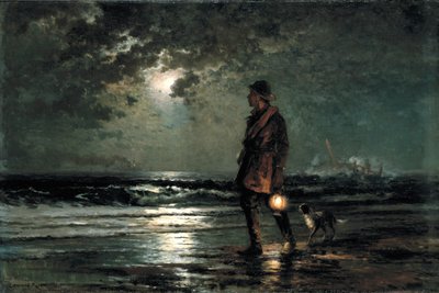 Livreddende patrulje af Edward Moran