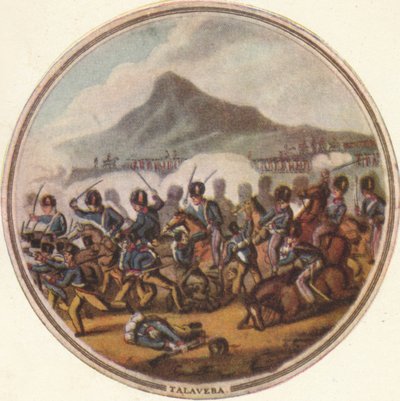 Slaget ved Talavera, 1815, 1910 af Edward Orme