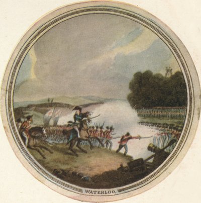 Slaget ved Waterloo, 1815, 1910 af Edward Orme