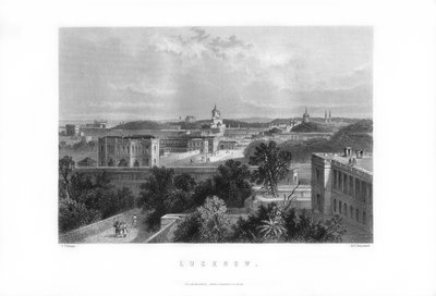 Lucknow, Indien, 1893. af Edward Paxman Brandard