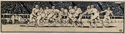 Fodboldkamp af Edward Penfield
