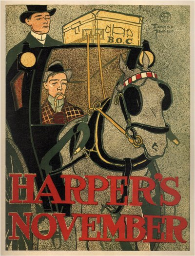 Harpers november, 1896 af Edward Penfield