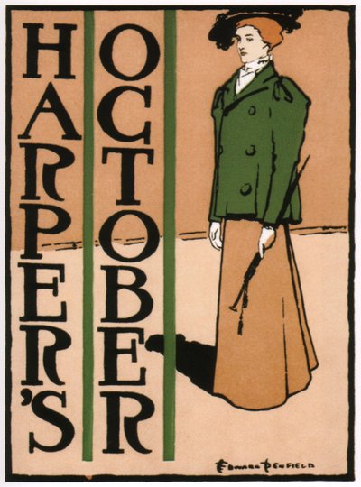 Harpers oktober, 1895 af Edward Penfield