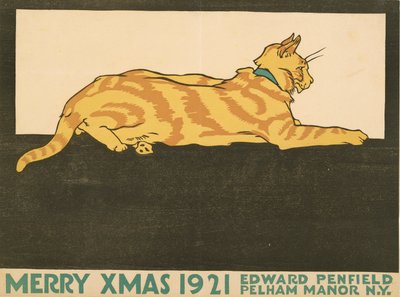 Fröhliche Weihnachten, 1921 af Edward Penfield