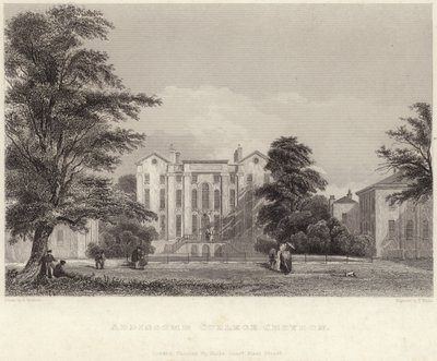 Addiscombe College i Croydon (gravering) af Edward Pritchett