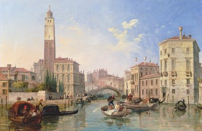 Grand Canal: San Geremia og indgangen til Canneregio af Edward Pritchett