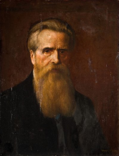 Portræt af kunstnerens selvportræt, 1906. af Edward R Taylor