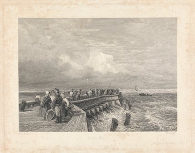 Calais Pier af Edward Radclyffe