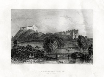 Carisbrooke Castle, Newport, Isle of Wight, 1860 af Edward Radclyffe