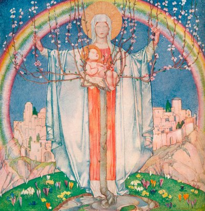 Vor Frue af Løftet, c1890-1914, 1914 af Edward Reginald Frampton