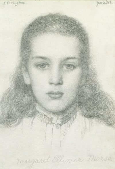 Margaret Ellinor Morse, 2. januar 1882 af Edward Robert Hughes