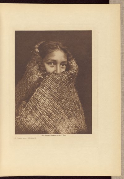 En jomfru fra Clayoquot af Edward S. Curtis