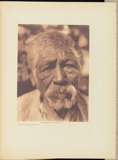 En nordlig Diegueño-type af Edward S. Curtis