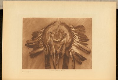Arapaho-Schild af Edward S. Curtis
