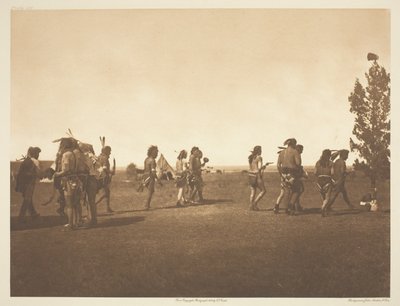 Arikara Medicine Ceremoni - Dance of the Fraternity af Edward S. Curtis