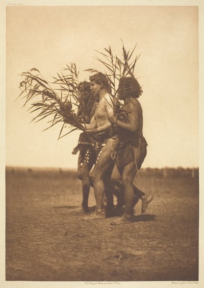 Arikara medicin-ceremoni - ænderne af Edward S. Curtis