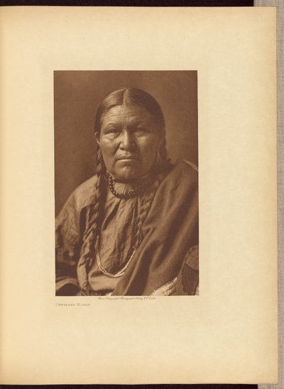 Cheyenne-kvinde af Edward S. Curtis