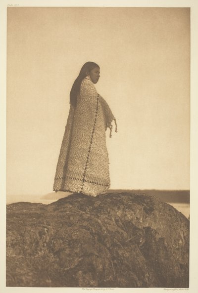 Cowichan pige af Edward S. Curtis