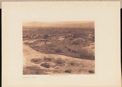Mørtelgruber - Cupeño af Edward S. Curtis