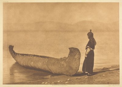 Ved bredden af søen - Kutenai af Edward S. Curtis