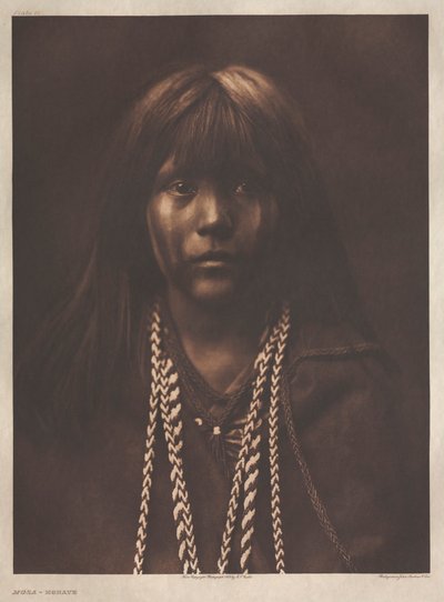 Portefølje II, plade 61: Mósa-Mohave af Edward S. Curtis