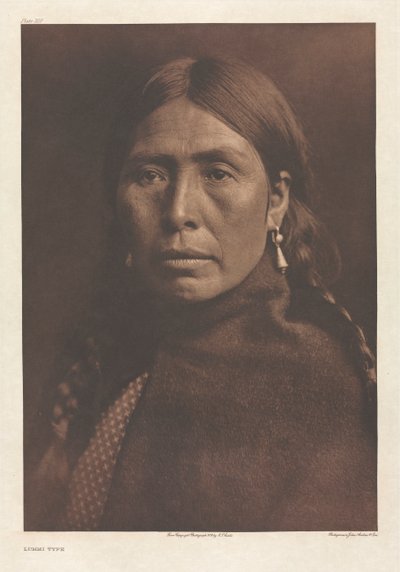 Portfolio IX, Plade 320: Lummi Type af Edward S. Curtis
