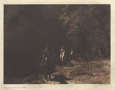 Mappe I, planche 37: Ud af mørket - Navaho af Edward S. Curtis