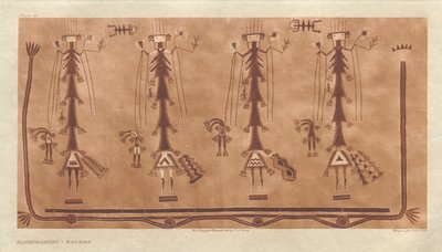 Mappe I, plade 39: Alhkidókihi-Navaho af Edward S. Curtis