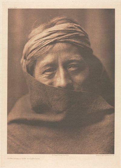 Mappe XVII, plade 612: Waíhusiwa, A Zuñi Kyáqimâssi af Edward S. Curtis