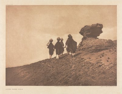 Mappe XVI, plade 573: Acoma-vandpiger af Edward S. Curtis