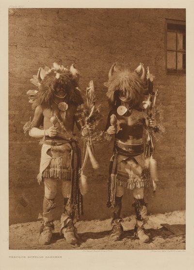 Tesuque Buffalo-dansere af Edward S. Curtis
