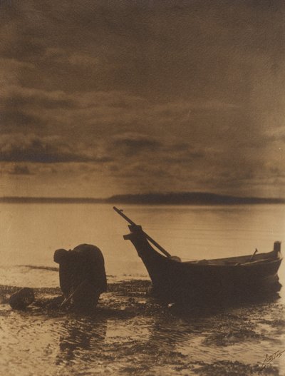 [Muslingegraveren] af Edward S. Curtis