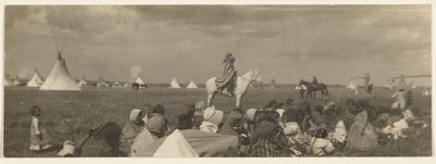[The Crier - Piegan]. af Edward S. Curtis