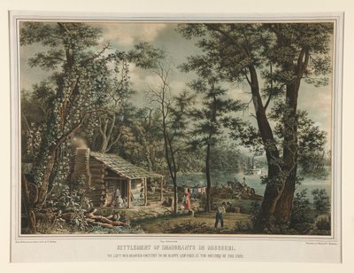 Bosættelse af immigranter i Missouri/ Vi forlod vores elskede land af Edward Sachse