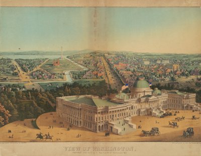 Udsigt over Washington af Edward Sachse