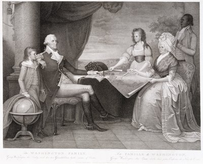 The Washington Family, 1798 (gravering og prikkeætsning) af Edward Savage