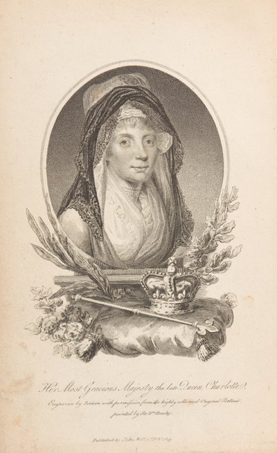 Dronning Charlotte (ca. 1806-10) af Edward Scriven