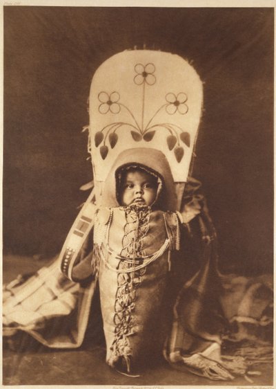Nez Perce Babe af Edward Sheriff (after) Curtis