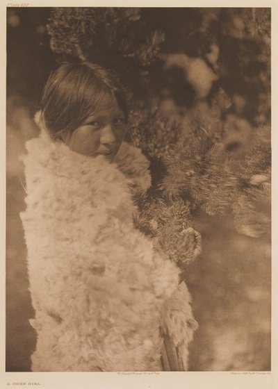 En cree-pige af Edward Sheriff Curtis