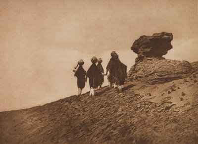 Acoma vandpiger af Edward Sheriff Curtis