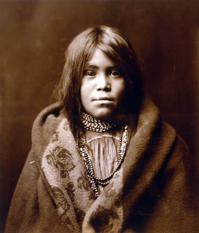 En Apache-pige, ca. 1903, foto Edward S. Curtis af Edward Sheriff Curtis