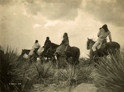 Før stormen, ca. 1906 (s/h-foto) af Edward Sheriff Curtis